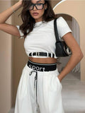 Women's Spring High-End Sleeves Trousers Two Sets Of Fashion Sports Suit Women HZ0108