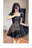 Niulatu A line Spaghetti Straps Short Homecoming Dresses Party Dress Birthday Outfits SD1204