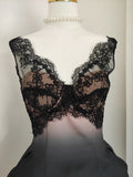 Niulatu A line V Neckline Satin Lace Vacation Dresses Short Birthday Dress SD1261