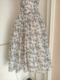 Niulatu A line Sweetheart Floral Holiday Dress Travel Vacation Dresses Birthday Dress SD1250