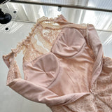 Sexy Sheath Jewel Floral Pink Lace Summer Dress Holiday Party Outfits For Women HZ1214