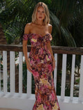2025 Summer Tice Bra Mid-Swaist Repair Print Sexy Bag Hip Dress Burst HZ0108