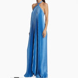 Niulatu Women's Clothing Hanging Neck-Deck Sexy Dress Holiday Sleeveless Fashion 100 Folded Women 8080 SPCP