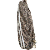 Loose Leopard-Print Trousers Women's Autumn And Winter Design Retro Print Striped Trousers HZ0108