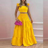 Spring 2025 Ebay Women's Commuting Mid-Rise Trend Sexy Sling Dress Fashion Casual Suit HZ0108