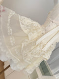 Sexy A line Halter Neckline White Lace Summer Dress Holiday Party Outfits For Women HZ1214