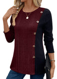 2025 New Lady Color Bump Color Button Open Long Version Of The Long Version Of The Coat HZ0108