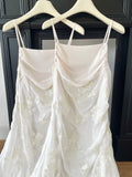 Cute Mermaid Spaghetti Straps Lace Long Summer Dress For Women HZ1214