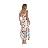 Niulatu 2025 New Printed Suspension Sling Dress INS Casual Loose Vacation Dress SPCP