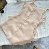 Cute A Line Spaghetti Straps Pink Sequin Casual Dress Summer Short Holiday Dresses HZ1214