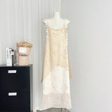 Cute A Line Spaghetti Straps Floral Chiffon Summer Dress Holiday Party Outfits For Girls HZ1214