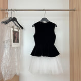 Sexy A line Jewel Neckline Black Short Summer Dress Holiday Party Outfits For Women HZ1214