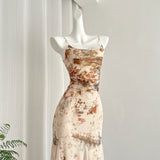 Sweet Mermaid 2 Piece Long Women Summer Holiday Holiday Dresses HZ1214