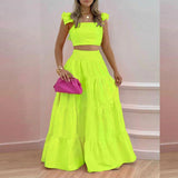Spring 2025 Ebay Women's Commuting Mid-Rise Trend Sexy Sling Dress Fashion Casual Suit HZ0108