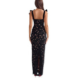 Niulatu 2025 New Lace Bow Bag Ass INS Casual Holiday Party Dress Woman SPCP