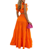 Spring 2025 Ebay Women's Commuting Mid-Rise Trend Sexy Sling Dress Fashion Casual Suit HZ0108