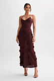 Niulatu Women's New Sling Dress Sexy Dress Three-Dimensional Flower Knitted Back Strap To The Hip Dress SPCP