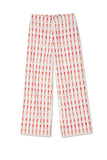 Niulatu Spring And Summer New Vest Trousers Printing Set INS Vacation Loose Tight Waist Two Sets SPCP