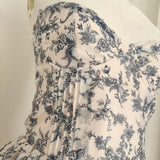 Niulatu A line Sweetheart Floral Holiday Dress Travel Vacation Dresses Birthday Dress SD1250