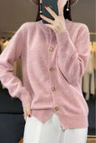 Knitted Cardigan Women's Autumn Dress 2025 New Loose Korean Version Of The Women's Sweater Jacket Short Languid Hoodie HZ0108