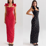 Niulatu 2025 New Lace Bow Bag Ass INS Casual Holiday Party Dress Woman SPCP