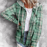 2025 Autumn And Winter New Lady Fashion Casual Hooded Stender Shirt HZ0108