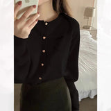 Pink Knitted Cardigan Women Autumn And Winter Gentle Style Imitation Raccoon Velvet Design Sense Women's Sweater Coat Small Man Top HZ0108