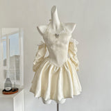 Cute A Line Halter Ivory Lace Summer Dress Holiday Party Outfits For Women HZ1214