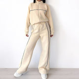Women's 2025 Spring Set Temperament Casual Loose Fashion Cardigan With Tunic Suit For Women HZ0108