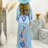 Women's Clothing 2025 Spring New Fashion Printing Loose Ione Temperament Dress HZ0108