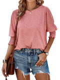 2025 Summer New Fashion Loose Circle Leader Mouth Long Version Of Large-Size T-Shirt Girl HZ0108
