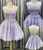 Niulatu short lace homecoming dress dancing dress HZ0113