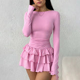 2026 Spring New Women's Sleeveless Elegant Temperament Solid Dress HZ0108