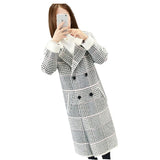 In The Autumn Of 2025, The New Imitation Watery Velvet Lattice Coat In The Middle And Long Coat Korean Version Of The Loose Sweater Opener HZ0108