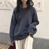 2025 Autumn And Winter Women's Version Of Loose Letter Thick Thick Knitted Cardigan In The Long Sweater Autumn Winter Coat Woman HZ0108