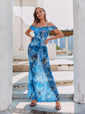 2025 Summer Tice Bra Mid-Swaist Repair Print Sexy Bag Hip Dress Burst HZ0108