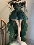 Sexy Ball Gown Off The Shoulder Short Sleeves 16th Birthday Dress Lolita Dress Birthday Outfits HZ1214