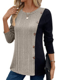 2025 New Lady Color Bump Color Button Open Long Version Of The Long Version Of The Coat HZ0108