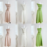 Sexy Mermaid Satin Summer Beach Dress Holiday Party Casual Outfits For Girls HZ1214