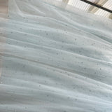Sexy A Line Spaghetti Straps Blue Tulle Summer Dress Holiday Party Birthday Outfits For Teens HZ1214