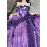 Vintage A line Spaghetti Straps Grape 16th Birthday Dress Lolita Dress Birthday Outfits HZ1214