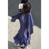 Vintage High Low Spaghetti Straps Grape 16th Birthday Dress Lolita Dress Birthday Outfits HZ1214