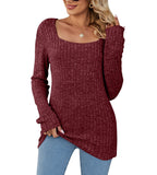 2025 Women's Clothing New Blouse Autumn And Winter Collar Pit Grinding Long Version Of Long-Sleeved Woman HZ0108