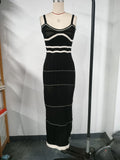 Women's Suspension Dress Women's Slender And Bust Shown Skinny Long Open-Fork Fishtail Women's Sensing Spice Girls HZ0108