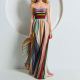 2026 Spring New Women's Sexy Temperament Bosom Print Color Dress Dress Dress HZ0108