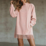 2025 Autumn Women's New Printed Long-Sleeved Shirt Top + 100-Folded Skirt Set Women's Two-Piece HZ0108