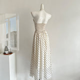 Cute A Line Halter Polka Dots Summer Dress Holiday Party Outfits For Women HZ1214