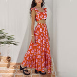 Spring 2025 Ebay Women's Commuting Mid-Rise Trend Sexy Sling Dress Fashion Casual Suit HZ0108