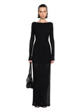 French Elegance Style Dress Female Senior Feeling Nightclub Party Sexy Perspective Hip Dress Dress HZ0108