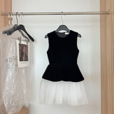 Sexy A line Jewel Neckline Black Short Summer Dress Holiday Party Outfits For Women HZ1214